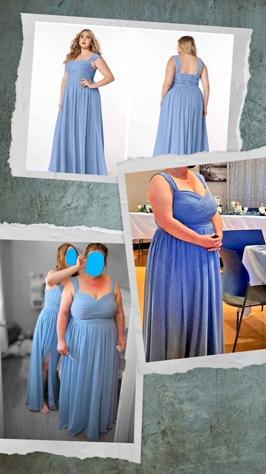 Azazie chiffon Bridesmaid dress.