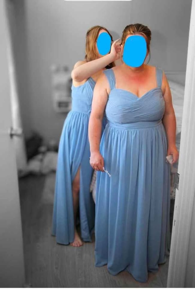 Azazie chiffon Bridesmaid dress. - photo 2