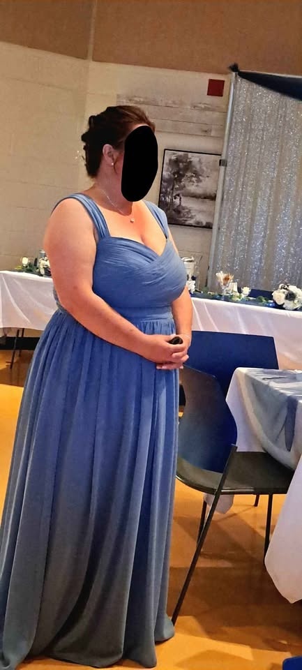 Azazie chiffon Bridesmaid dress. - photo 3