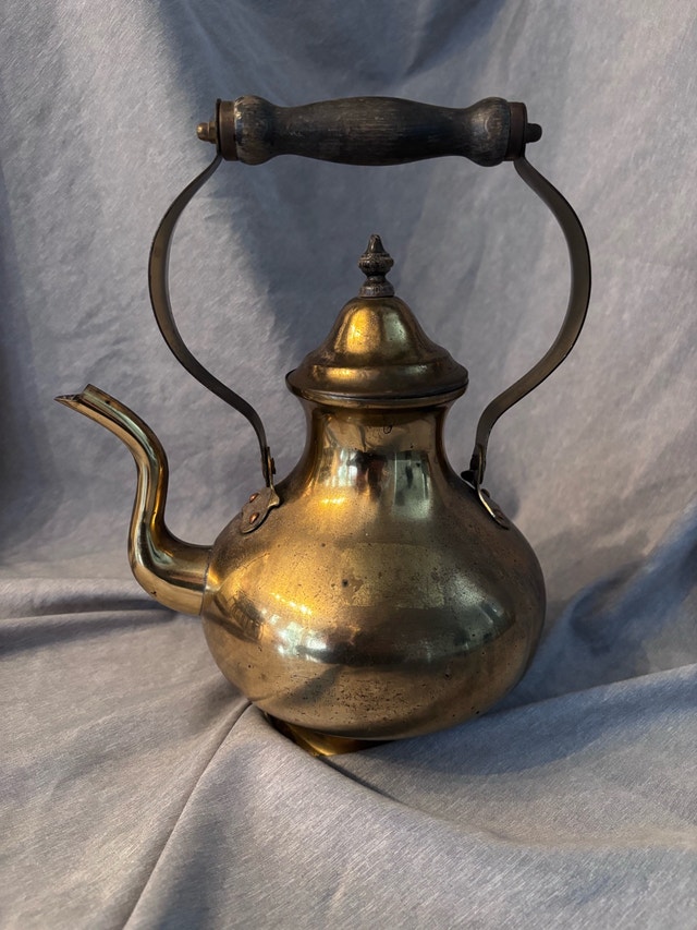 Brass tea pot