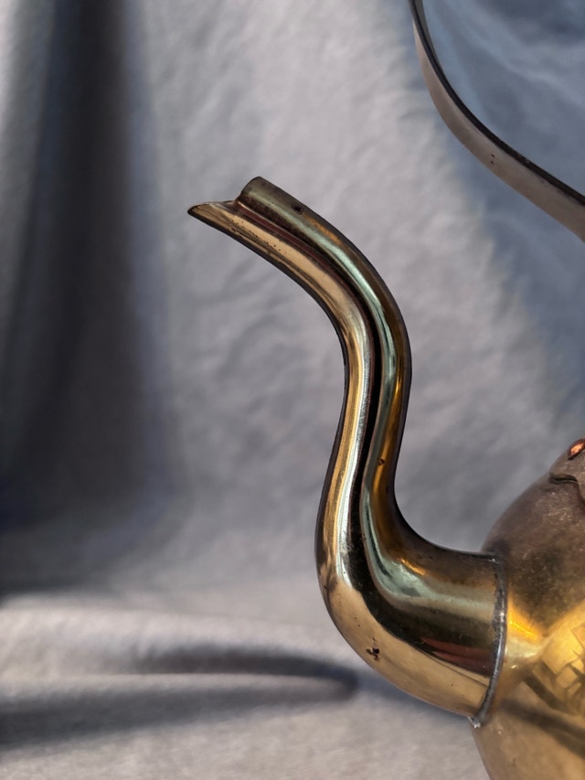 Brass tea pot - photo 2