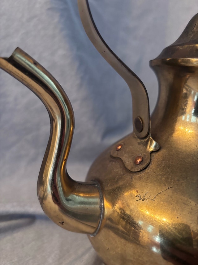 Brass tea pot - photo 3