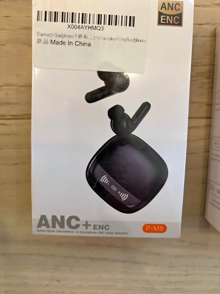 New, sealed, MoNoise P-M8 ANC & ENC headphones