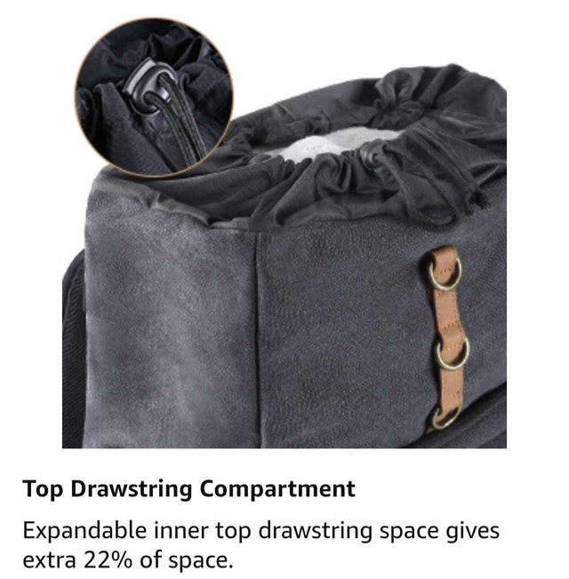 Endurax Canvas Camera Backpack - photo 3