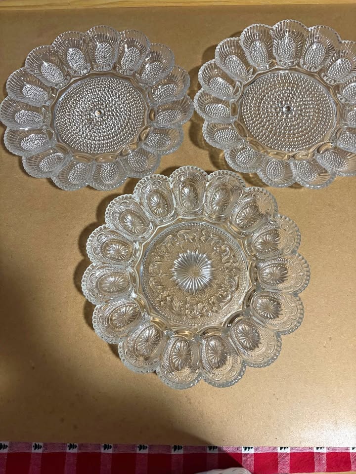 Vintage Glass plates
