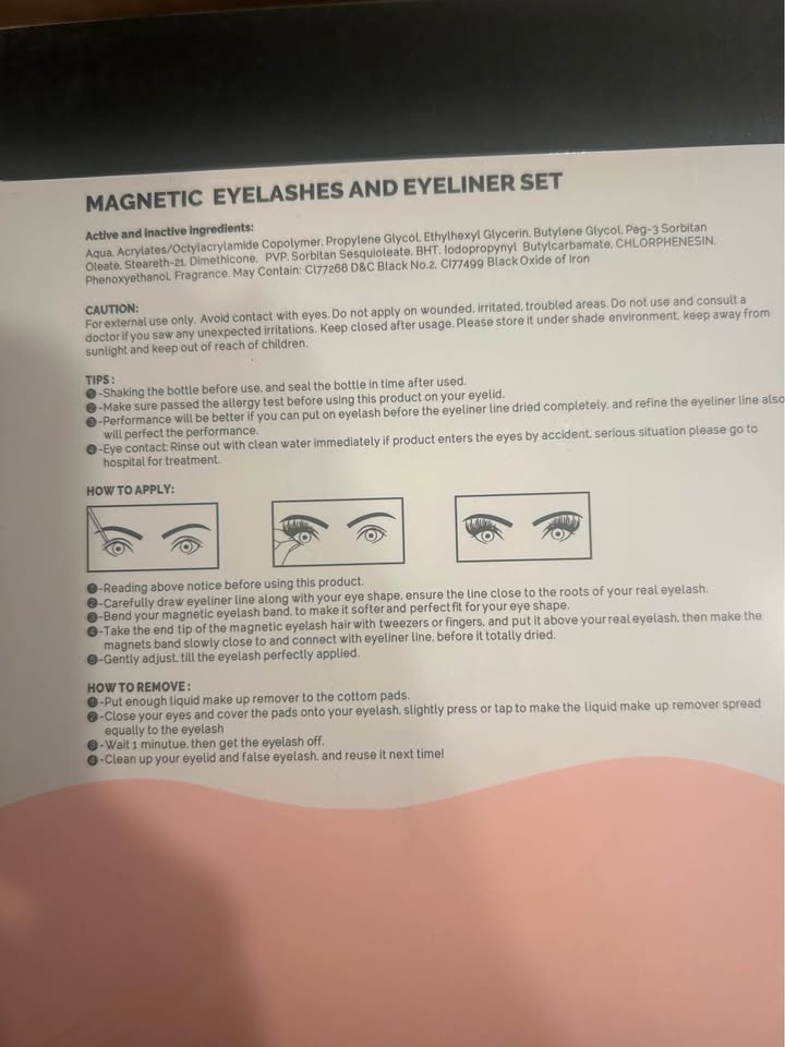 Magnetic Eyelashes and Eyeliner Set - photo 2
