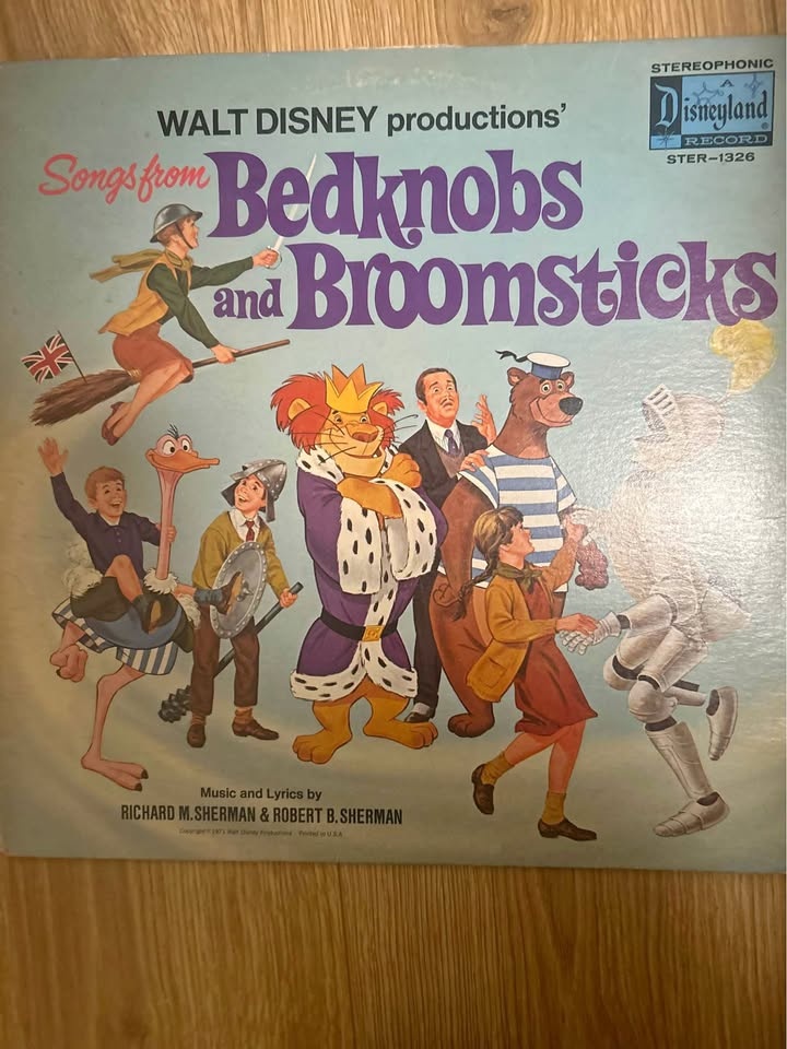 Vintage Bedknobs and Broomsticks Vinyl Record