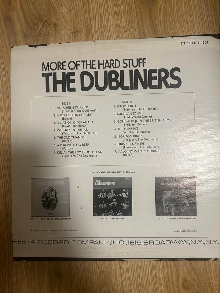 The Dubliners - More of the Hard Stuff Vinyl Record - photo 5