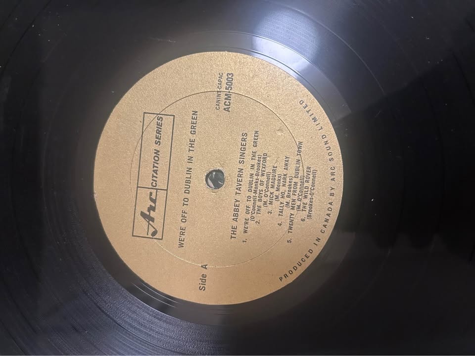 The Abbey Tavern Singers - We're Off to Dublin Vinyl - photo 3