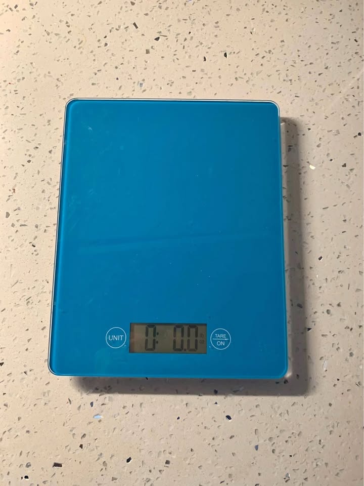 Digital food kitchen scale