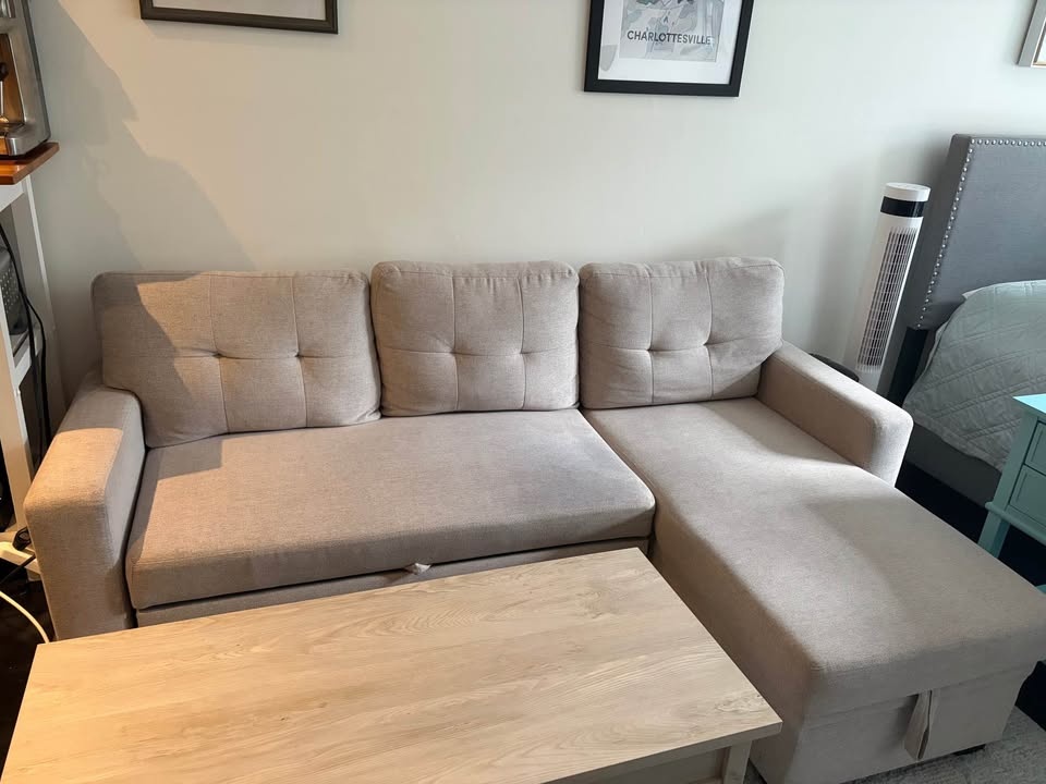 Wayfair Sectional with Storage Chaise & Pullout - photo 5