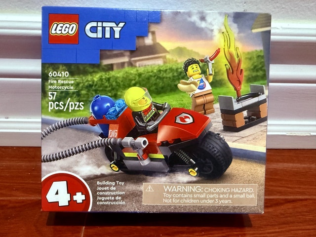 Lego City Fire Rescue Motorcycle