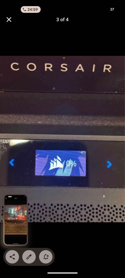 Corsair voyager a1600 crack on screen - photo 5