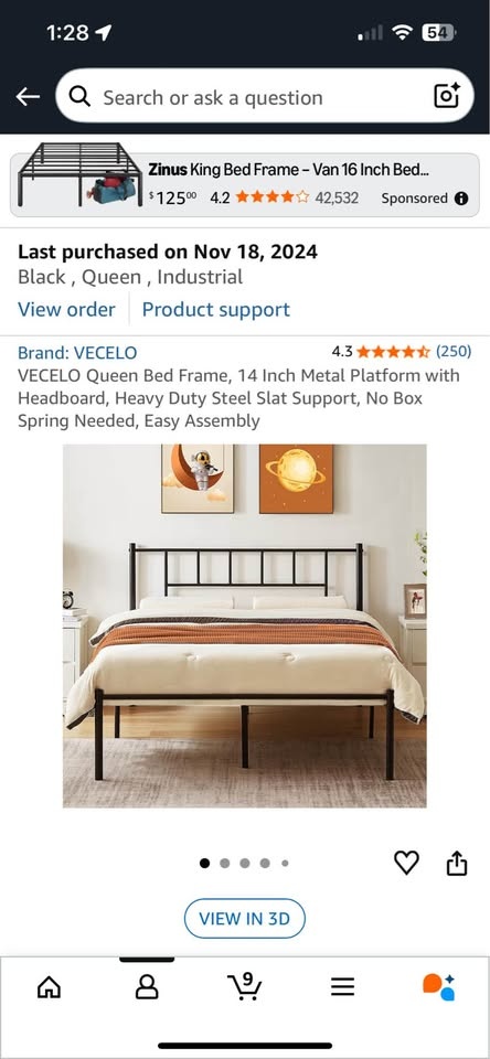 Bed frame-Queen Size - photo 3