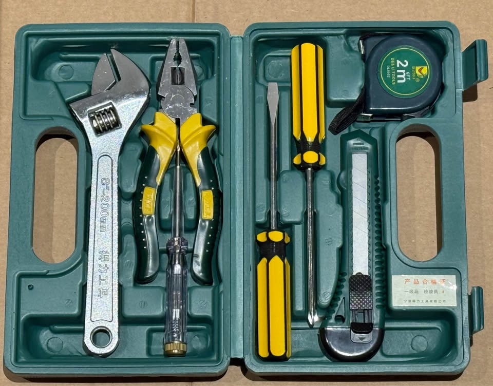 Essential 7-Piece Home Tool Kit with Carrying Case