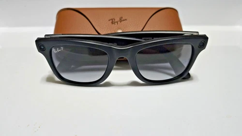 Ray-Ban Meta Wayfarer Smart Glasses Black Model RW4008⭐️Authen<w