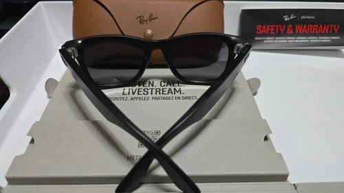 Ray-Ban Meta Wayfarer Smart Glasses Black Model RW4008⭐️Authen<w - photo 4