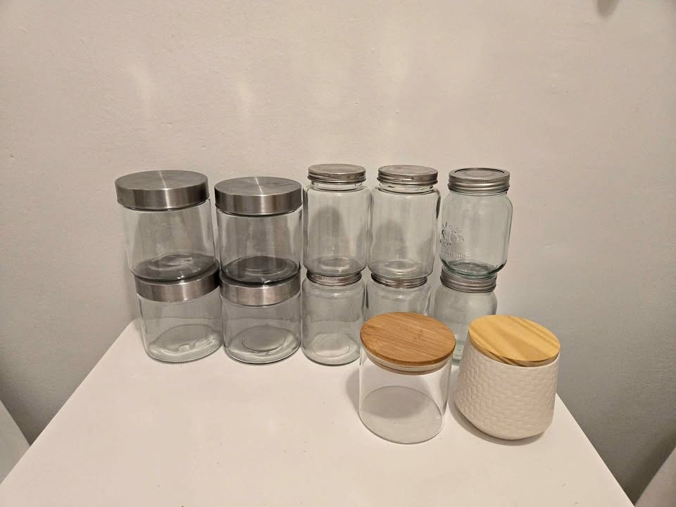 Glass Storage Jars (Set / Bundle)