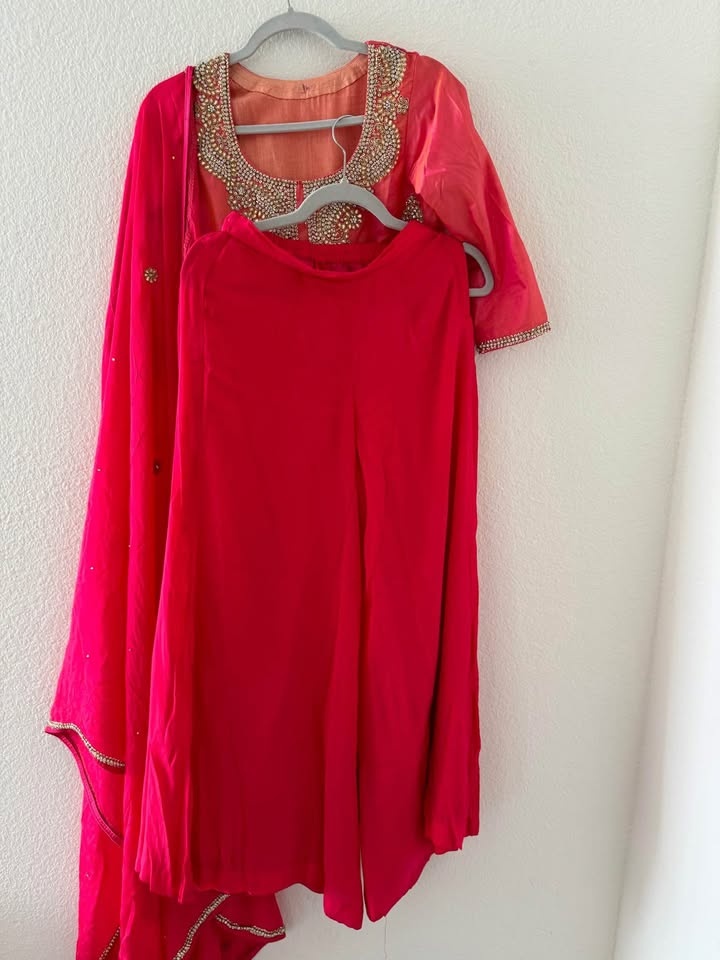 Pink Indian palazzo suit XS-S - photo 3