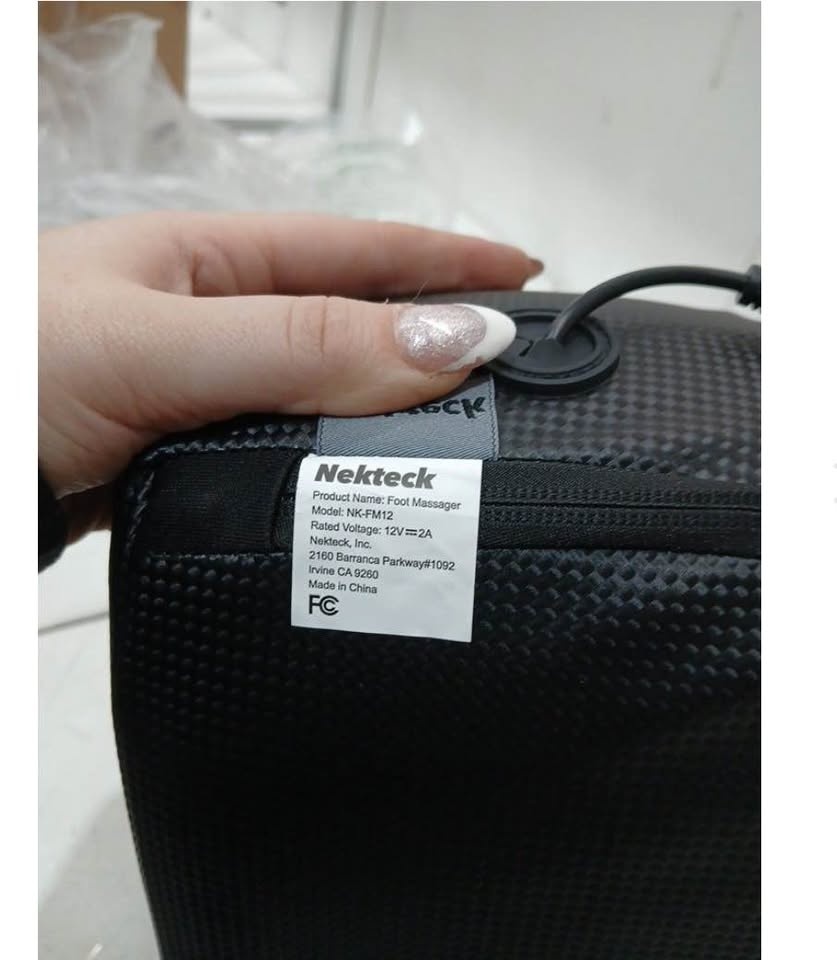 NEKTECK Shiatsu Foot and Calf Massager - Black (NK-FM12) - photo 4