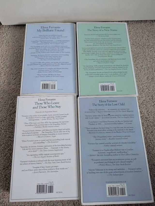 Elena Ferrante Neapolitan Novels Full Lot of 4 books - photo 2