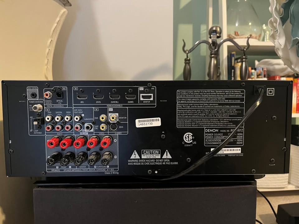60" LG Plasma TV, Denon Receiver, Polk Audio Subwoofer - photo 4