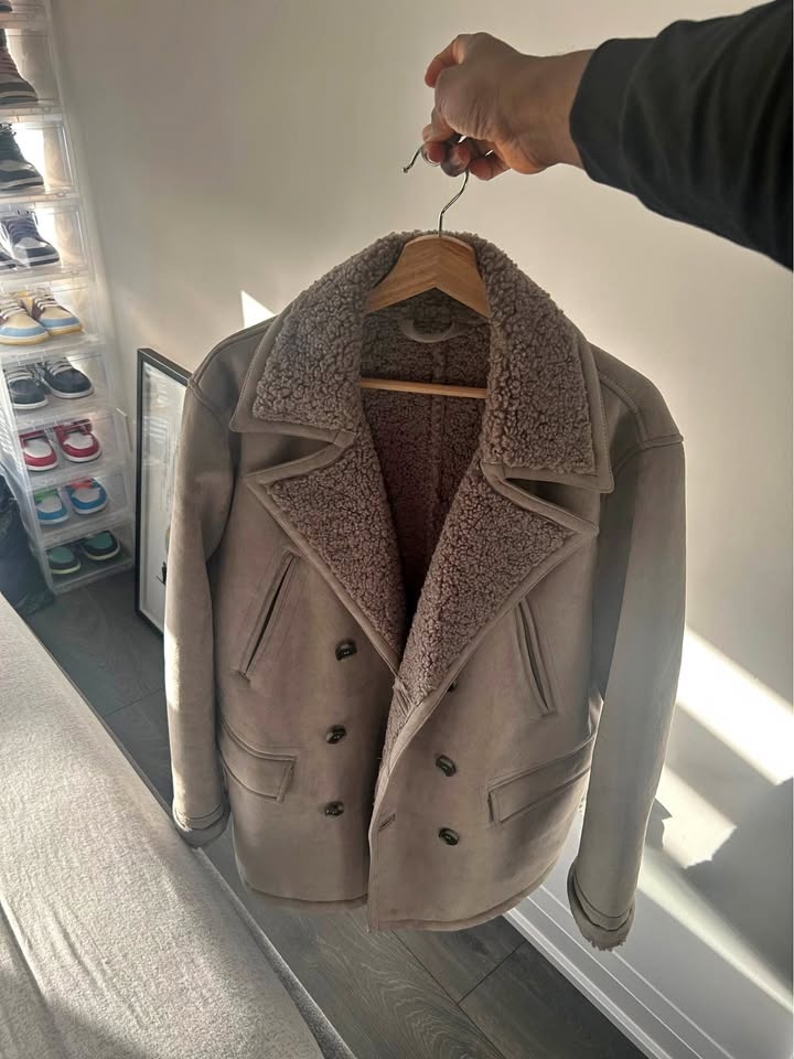 Zara Shearling-Style Winter Coat