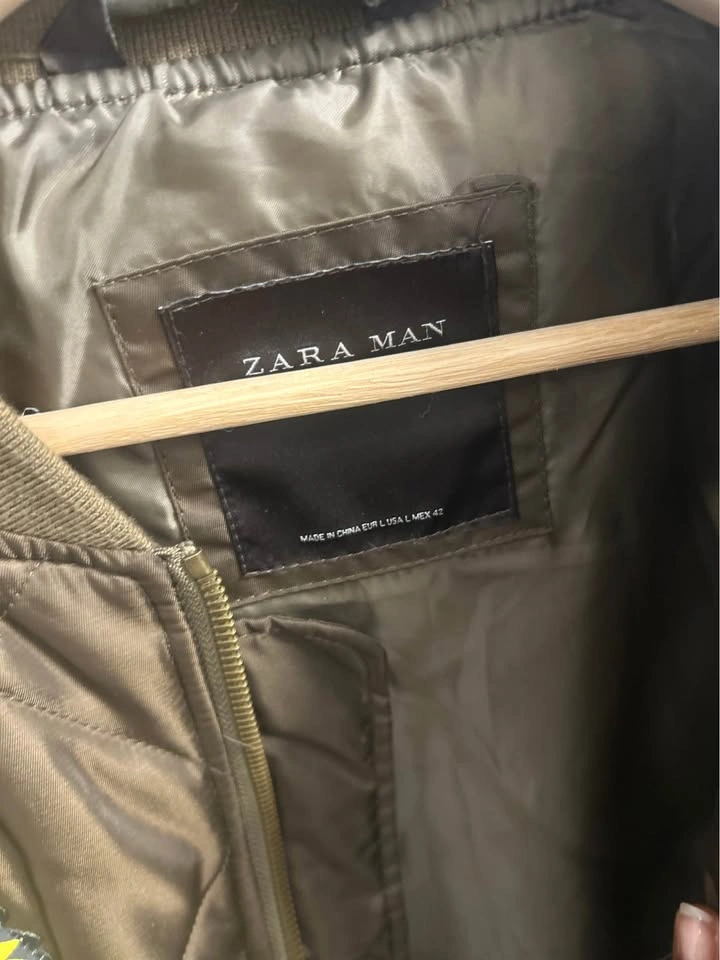 Zara Quilted Bomber Jacket - photo 3