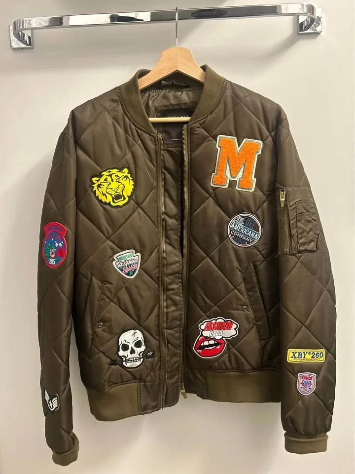 Zara Quilted Bomber Jacket - photo 4