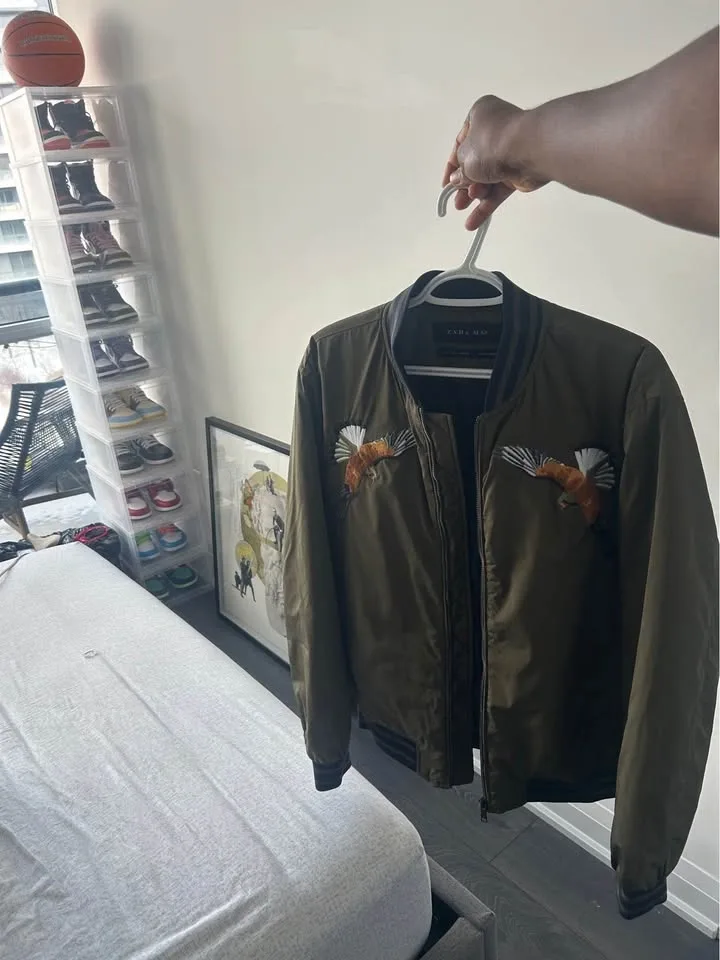 Zara Embroidered Puffer Jacket - photo 2