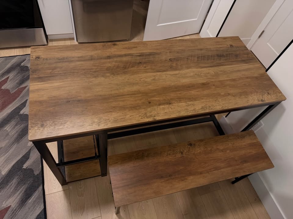 Paschke 4 - Person Dining Set - Dining Table + 2 Benches - photo 4