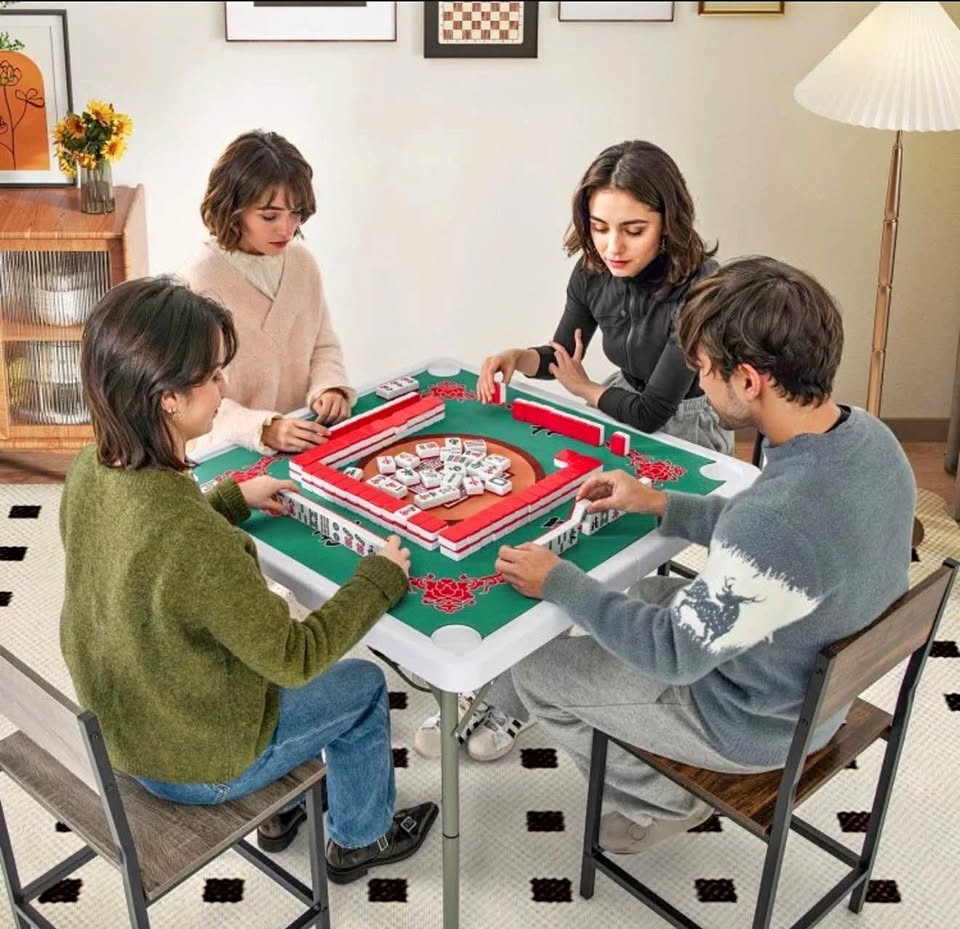 35" Folding Mahjong Game Table