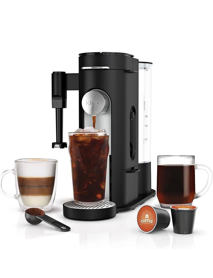 Ninja Single-Serve Coffee Maker | K-Cup & Grounds | Black