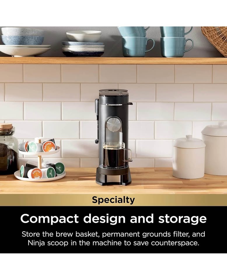 Ninja Single-Serve Coffee Maker | K-Cup & Grounds | Black - photo 5