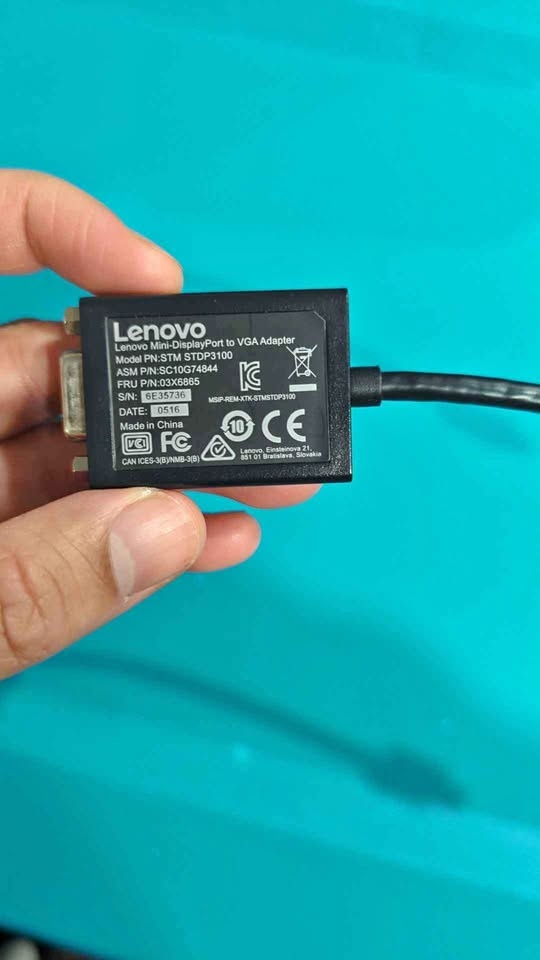 Lenovo Mini-Display Port to VGA Adapter