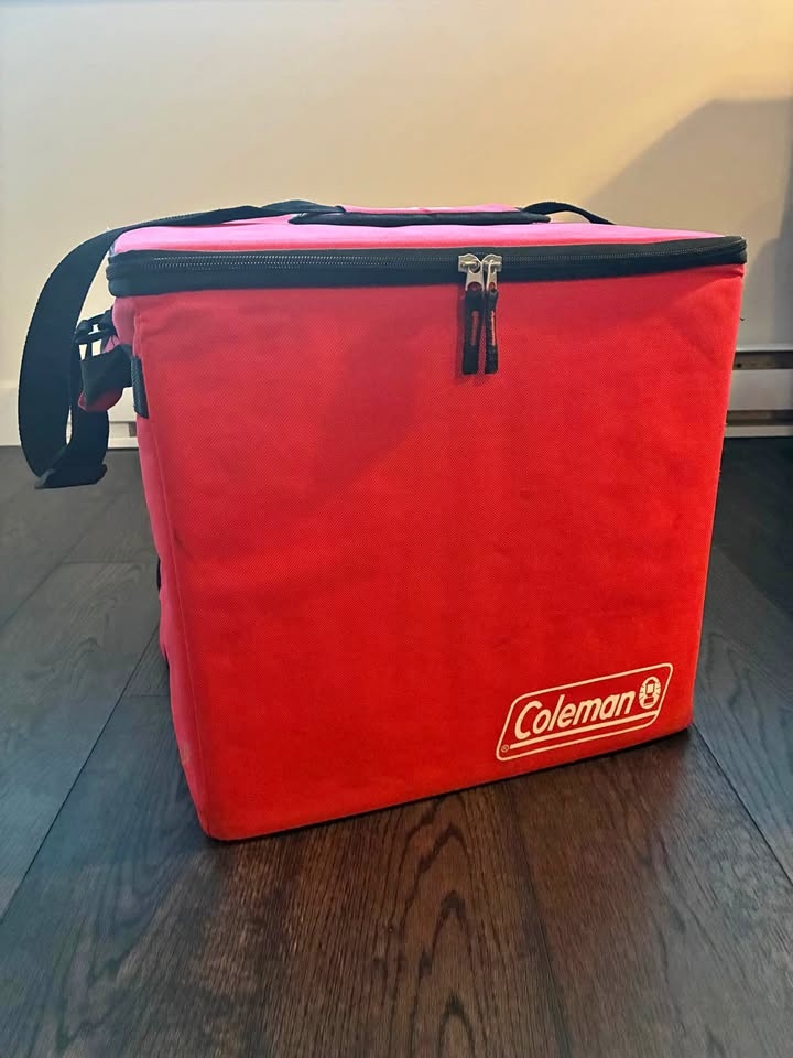 Soft Collapsible Cooler (red) 🧡
