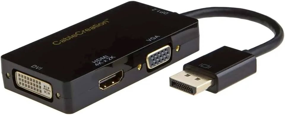 CableCreation Displayport to HDMI/DVI/VGA Adapter