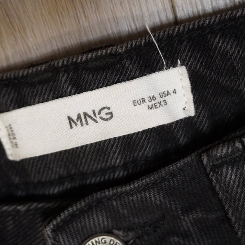 Mango Jeans black extra extra baggy wide size 4 - photo 5