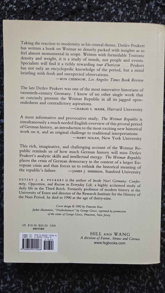 The Weimar Republic - Detlev J K. Peukert - photo 2
