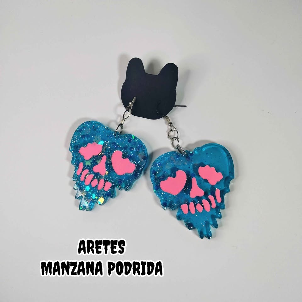 Aretes calavera