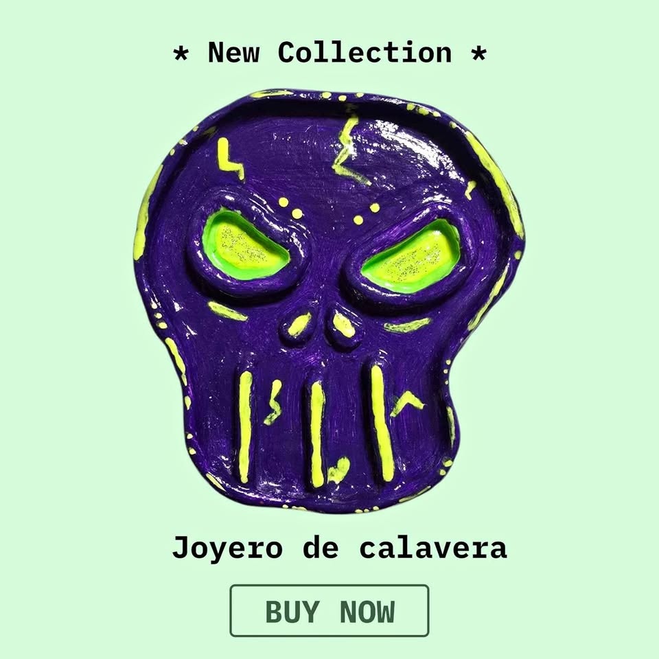 Joyero de calavera