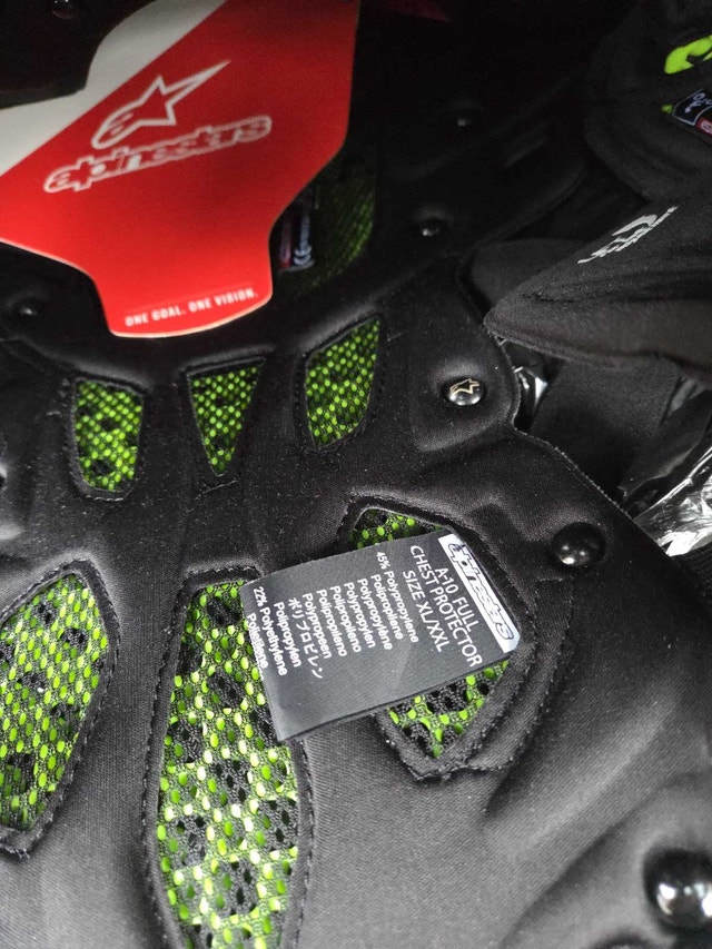Alpinestars A10 Full Chest Protector - photo 3
