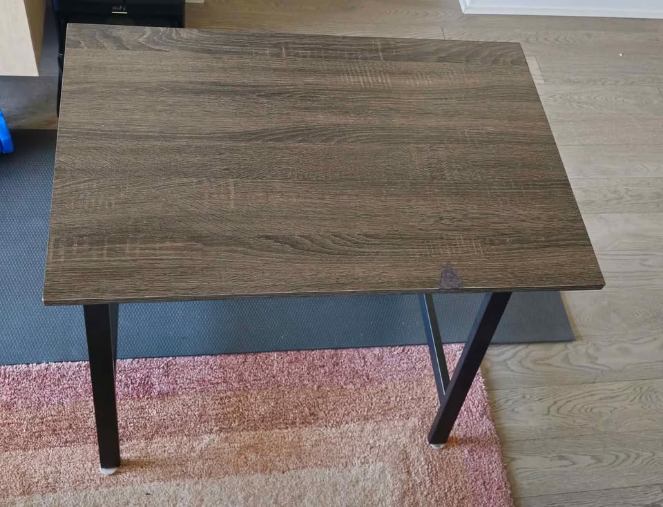 Desk/Side Table with metal legs (modern design) - photo 5