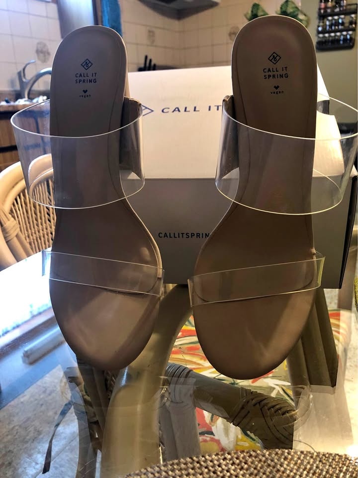 Clear Top Sandals Spring
