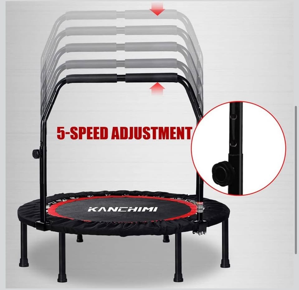 40" mini folding trampoline for fitness - photo 3