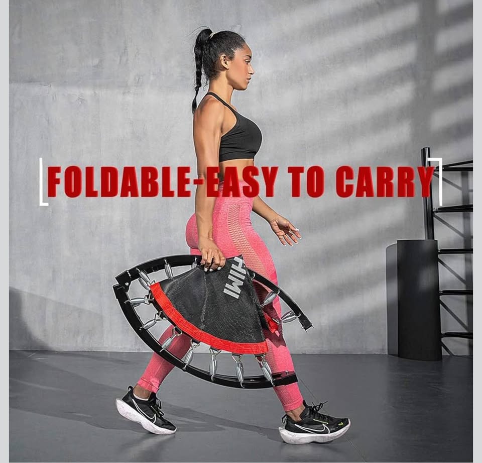 40" mini folding trampoline for fitness - photo 4