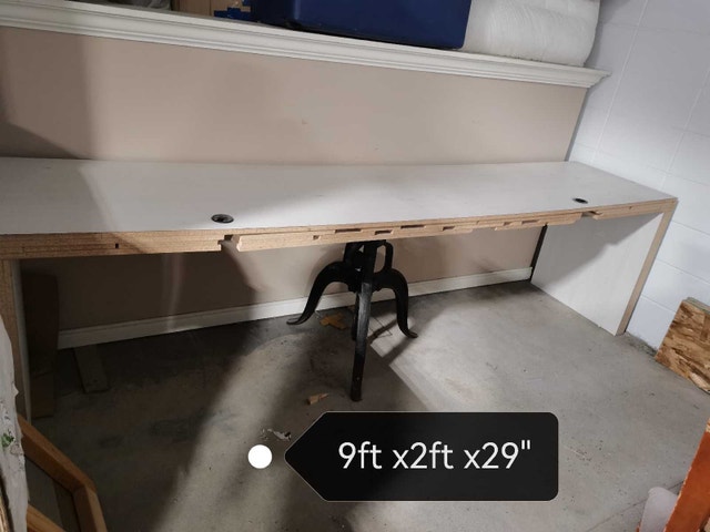 work desk long 9ft