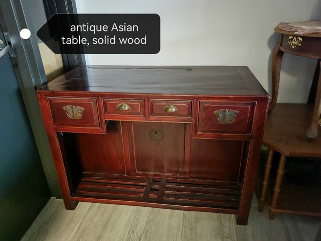 Antique Asian Table rosewood, over 150 years