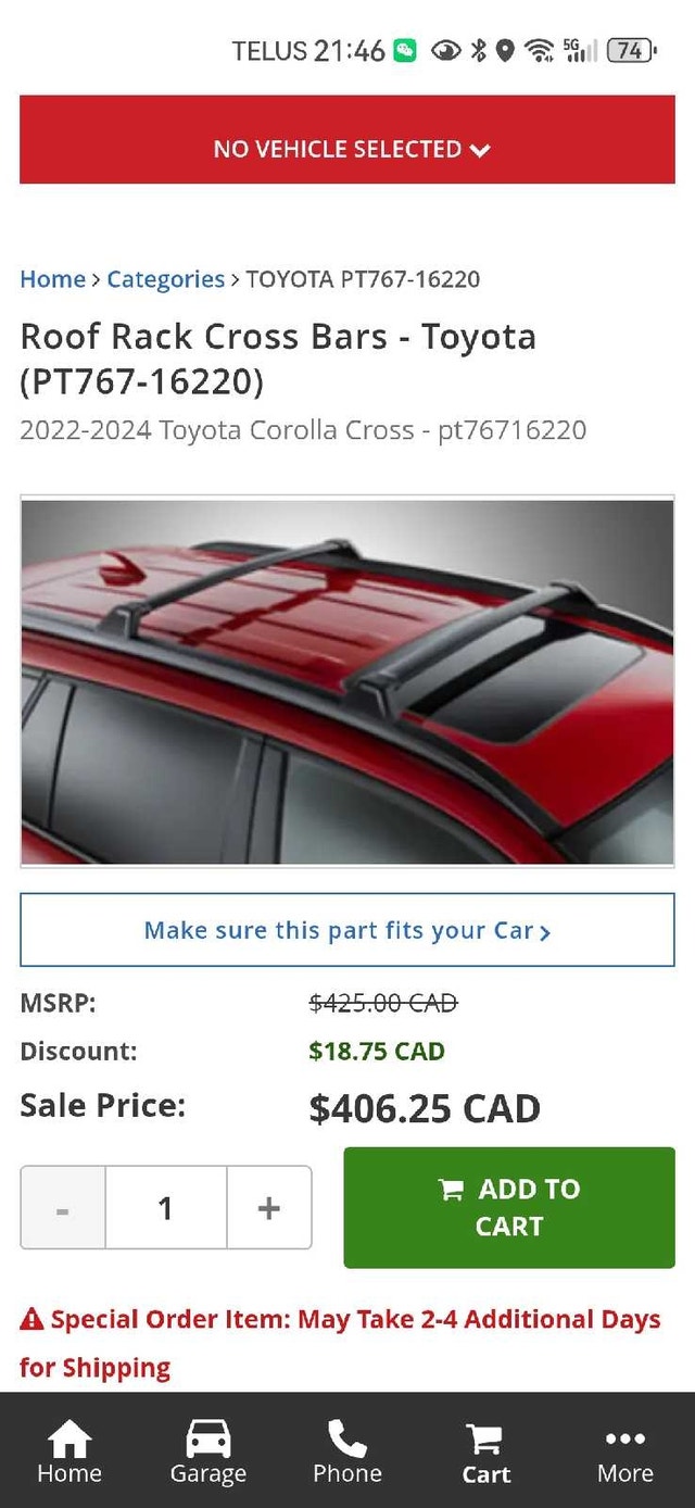 new roof rack toyota sequoia