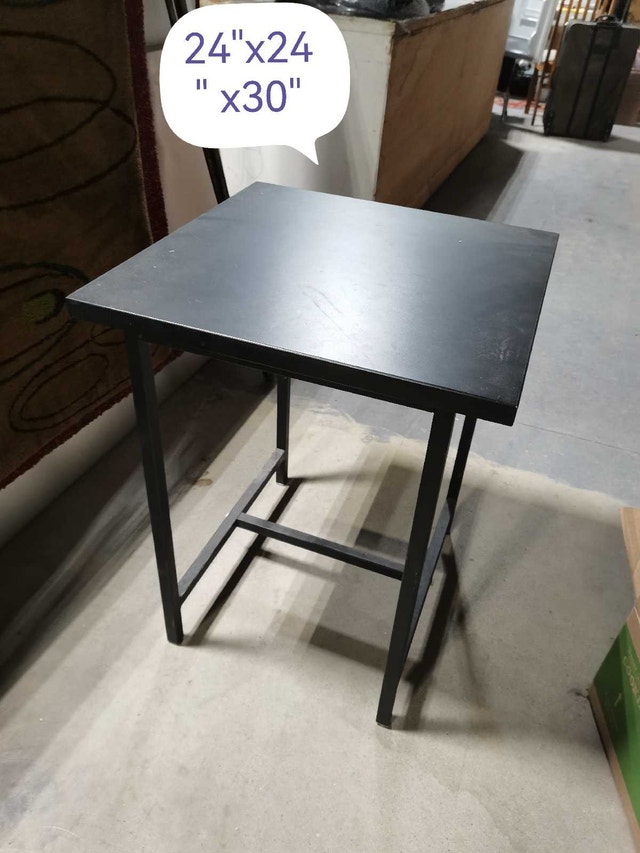 Table metal strong sturdy